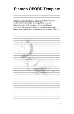 Platoon Opord Example.pdf Platoon OPORD Template Guide | PDF