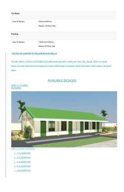 DepEd School Building Design Standards | PDF | Window | Classroom