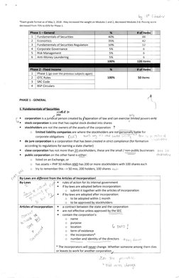 SEC Phase 1 Exam Overview and Changes | PDF