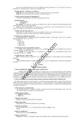 In some cases a particular entity may not  have  an applicable  value for an attribute or  if  we  do  not  know  the  value