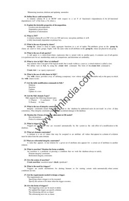 Minimizing insertion, deletion and updating  anomalies