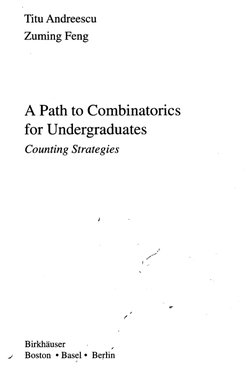 A Path to Combinatorics: Counting Strategies | PDF