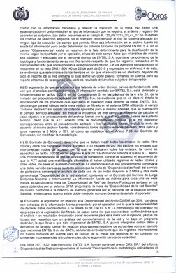 ESTADO PLURINACIONAL DE BOLIVIA 
MINISTERIO DE OBRAS PÚBLICAS, SERVICIOS Y VIVIENDA 
contar con la información necesaria y re