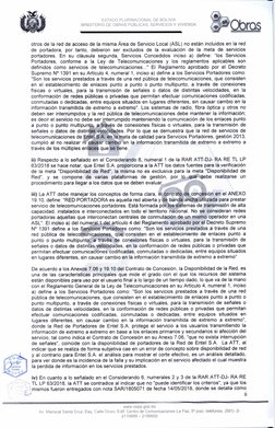 ESTADO PLURINACIONAL DE BOLIVIA 
MINISTERIO DE OBRAS PÚBLICAS, SERVICIOS Y VIVIENDA 
J ami, 
(>1,),us 
otros de la red de acc