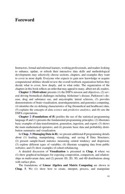 Foreword
Instructors, formal and informal learners, working professionals, and readers looking
to enhance, update, or refresh