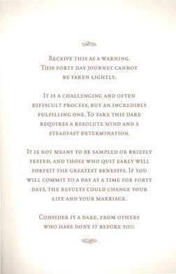 FireProof - The Love Dare - 40 Day Challenge (2008) | PDF | Patience ...