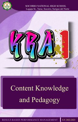 Content Knowledge 
and Pedagogy
RESULT-BASED PERFORMANCE MANAGEMENT 
S.Y. 2022-2023
Lagapa St., Taruc, Socorro, Surigao del N