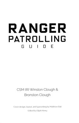 Patrolling Ranger Handbook Range Patrolling Guide | PDF | Military | Military Science