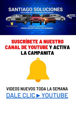 SUSCRÍBETE A NUESTRO
CANAL DE YOUTUBE Y ACTIVA
LA CAMPANITA
VIDEOS NUEVOS TODA LA SEMANA
DALE CLIC►YOUTUBE (https://www.youtu