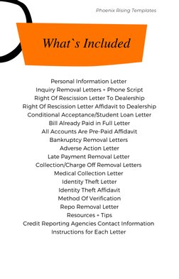 Credit Repair Letter Templates Guide | PDF | Credit History | Identity ...