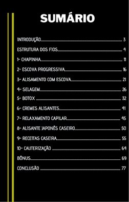SUMÁRIO
SUMÁRIO

ESTRUTURA DOS FIOS..........................................................................................