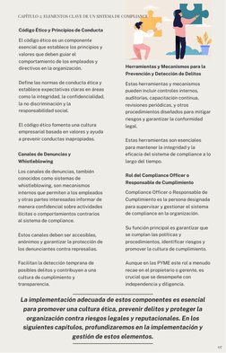 El código ético es un componente
esencial que establece los principios y
valores que deben guiar el
comportamiento de los emp