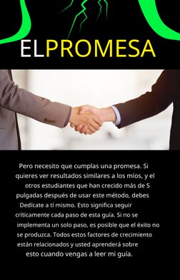 ELPROMESA
Pero necesito que cumplas una promesa. Si 
quieres ver resultados similares a los míos, y el
otros estudiantes que