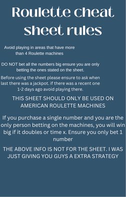 Roulette Strategy Guide.pdf 99% Accurate Roulette Cheat Sheet | PDF | Roulette | Gambling