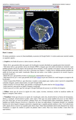 Tutorial Completo do Google Earth | PDF | Google | Longitude