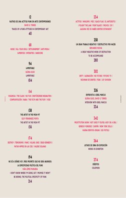 12
RASTROS DE UNA ACTITUD PUNK EN ARTE CONTEMPORÁNEO
david g. Torres
Traces of a punk attitude in contemporary art
40
68
NOIS