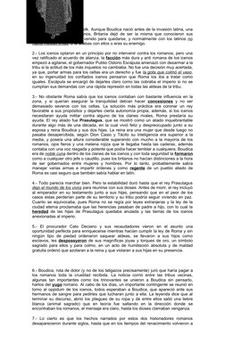 condados de Norfolk y Suffolk. Aunque Boudica nació antes de la invasión latina, una
vez que llegaron los romanos, Britania