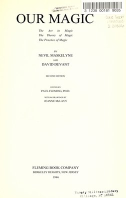 Our Magic - Maskelyne 2 21826 PDF | PDF | Magic (Illusion) | Reason