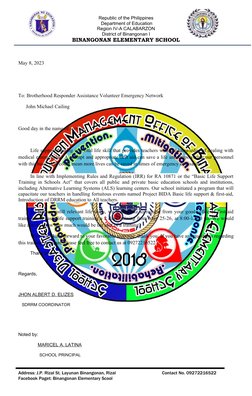 Republic of the Philippines
 Department of Education
Region IV-A CALABARZON
District of Binangonan I
BINANGONAN ELEMENTARY SC