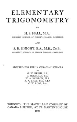 Elementary Trigonometry | PDF | Trigonometric Functions | Circle