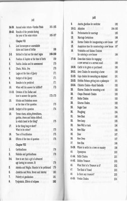 '.~' 
(xii) 
(xttt) 
34-38. 
Annual solar return-Varsha 
Phala 
9. 
Amrita ghatikas for medicine 
182 
161-165 
38-43. 
Resul