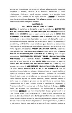 seminarios, exposiciones, convenciones, talleres, adiestramiento, proyectos, 
congresos y eventos, relativos a la actividad i