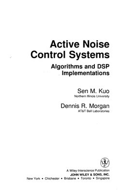 Active Noise Control: Algorithms & DSP | PDF | Feedback | Digital ...