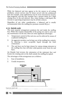 The Practical Pumping Handbook ................. 
While the balanced seal may appear to be the answer to all sealing 
problem