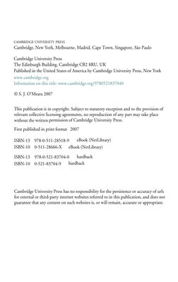CAMBRIDGE UNIVERSITY PRESS
Cambridge, New York, Melbourne, Madrid, Cape Town, Singapore, São Paulo
Cambridge University Press