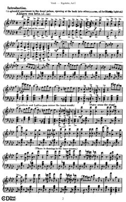 Verdi Rigoletto Vocal Score Complete PDF | PDF