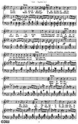Verdi Rigoletto Vocal Score Complete PDF | PDF