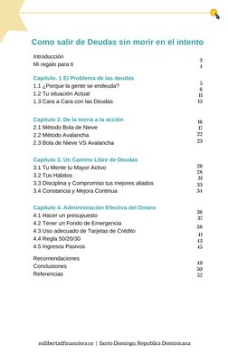 Capitulo. 1 El Problema de las deudas
1.1 ¿Porque la gente se endeuda?
1.2 Tu situación Actual
1.3 Cara a Cara con las Deudas