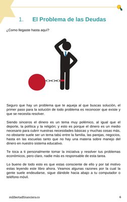 El Problema de las Deudas
1.
milibertadfinanciera.co 
6
¿Como llegaste hasta aquí?
Seguro que hay un problema que te aqueja a