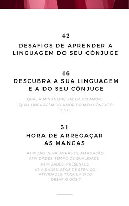 51
H O R A  D E  A R R E G A Ç A R
A S  M A N G A S
ATIVIDADES: PALAVRAS DE AFIRMAÇÃO
ATIVIDADES: TEMPO DE QUALIDADE
ATIVIDAD