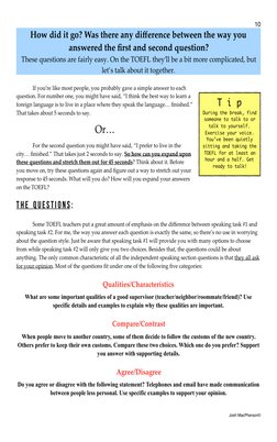 !10
How did it go? Was there any difference between the way you
answered the first and second question?
These questions are