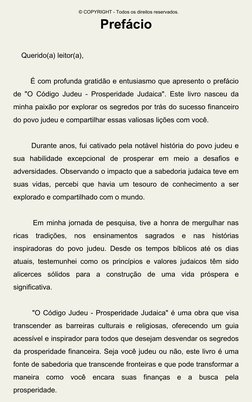 © COPYRIGHT - Todos os direitos reservados.
Prefácio

    Querido(a) leitor(a),
       É com profunda gratidão e entusias