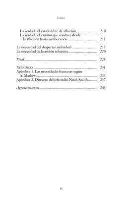 La verdad del estado libre de aflicción.......................
210
La verdad del camino que conduce desde 
la aflicción hasta