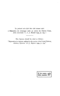 ICJ Advisory Opinion on UN Reparations | PDF | International Law | Rights