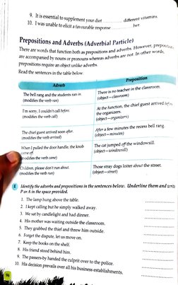 9. It is essential to supplement your diet . 
10. Iwas unable to elicit a favourable response..o 
... different vitamins 
her