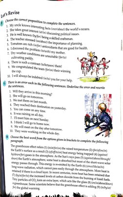Let's Revise 
Choose the correct preposition to complete the sentences. 
Choose the 
My uncle knows interesting facts (ozverl