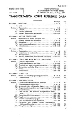 FM55-15 Transportation Corps Reference Data | PDF | Aeronautics