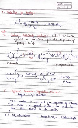 Amines Handwritten Notes | PDF