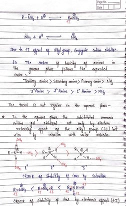 Amines Handwritten Notes | PDF