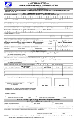 Sss Acop Form.pdf ACOP Form for SSS Pensioners 2024 | PDF | Identity Document | Social ...