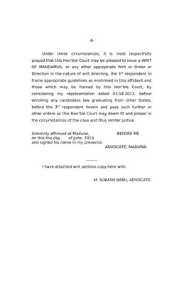 -6-
Under  these  circumstances,  it  is  most  respectfully 
prayed that this Hon’ble Court may be pleased to issue a WRIT