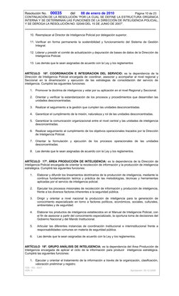 Resolución No.    00035         del      08 de enero de 2010                Página 10 de 23
CONTINUACIÓN DE LA RESOLUCIÓN “PO