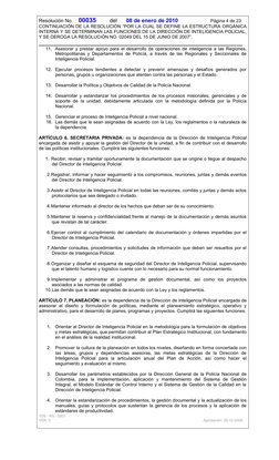 Resolución No.    00035         del      08 de enero de 2010                Página 4 de 23
CONTINUACIÓN DE LA RESOLUCIÓN “POR
