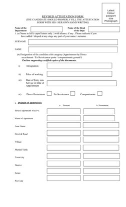 Attestation File Revised Attestation Form Guidelines | PDF | Diploma | Government