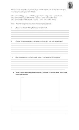 4. Al llegar con los dos ejes Futuro y presente, hayan el círculo de piedra junto con el eje del pasado, para 
invocar al e