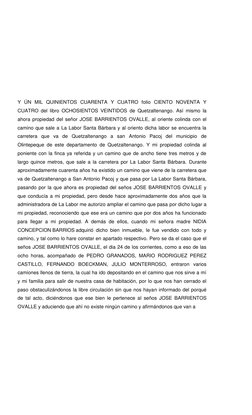Y ÚN MIL QUINIENTOS CUARENTA Y CUATRO folio CIENTO NOVENTA Y 
CUATRO del libro OCHOSIENTOS VEINTIDOS de Quetzaltenango. Así m